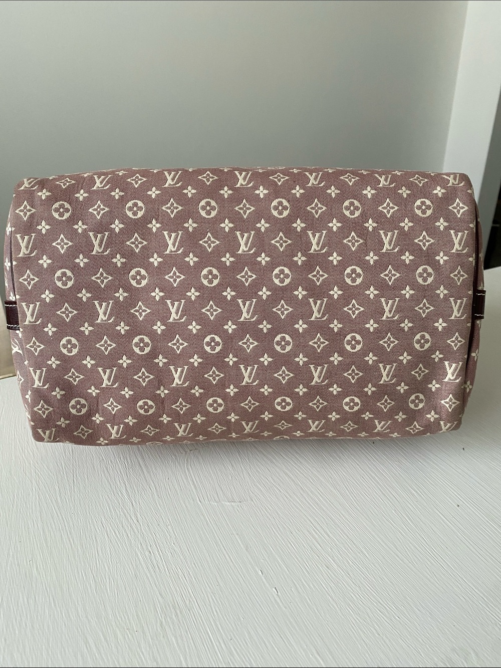 Louis Vuitton Burgundy Idylle Sepia Speedy Bandolier 30 Monogram Bag with COA - Picture 7 of 17